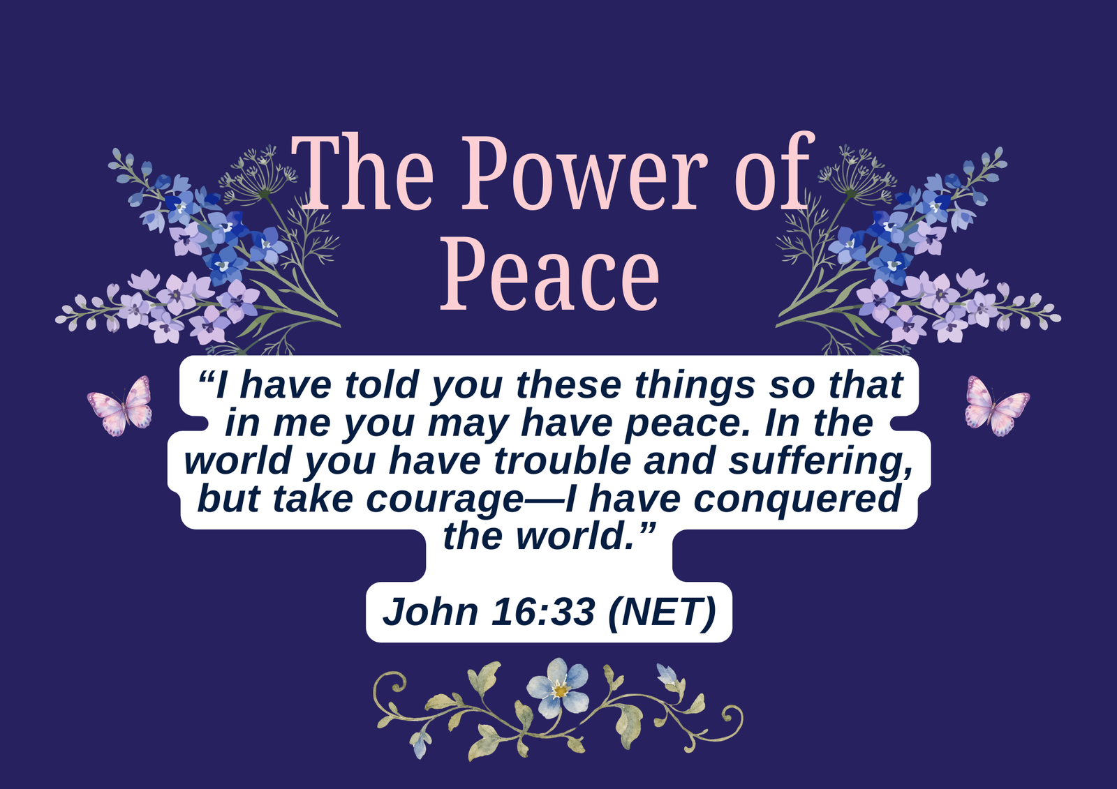 The Power of Peace